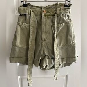 Zara Tie Waist Shorts